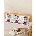 thumbnail image 1 of Happy Birthday Body Pillow Covers, Colorful Balloon Gifts Patterns Soft Breathable Throw Pillow Cases with Invisible Zipper, Decorative Pillowcase Pillows Protectors for Sofa Bed Couchair 20"x54", 1 of 9