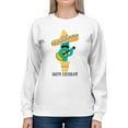 thumbnail image 1 of Happy Birthday Cactus Sweatshirt Women -SPIdeals Designs, Female XX-Large, 1 of 4