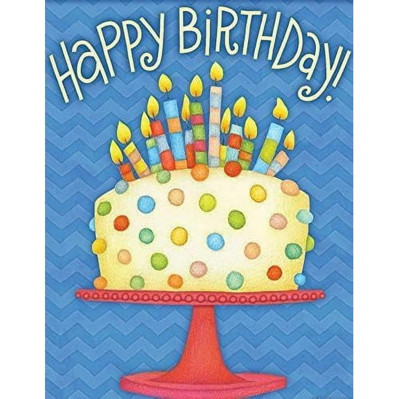 Happy Birthday Cake Puzzles for Adults 300 Pieces, Jigsaw Puzzle Challenging Educational Fun Family Activities Games Toys Gifts for Home Decor