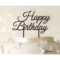 thumbnail image 1 of Happy Birthday Cake Topper Custom Cake Topper Cake Decoration Color Option Available "5-6" -7"Inches Wide, 1 of 1