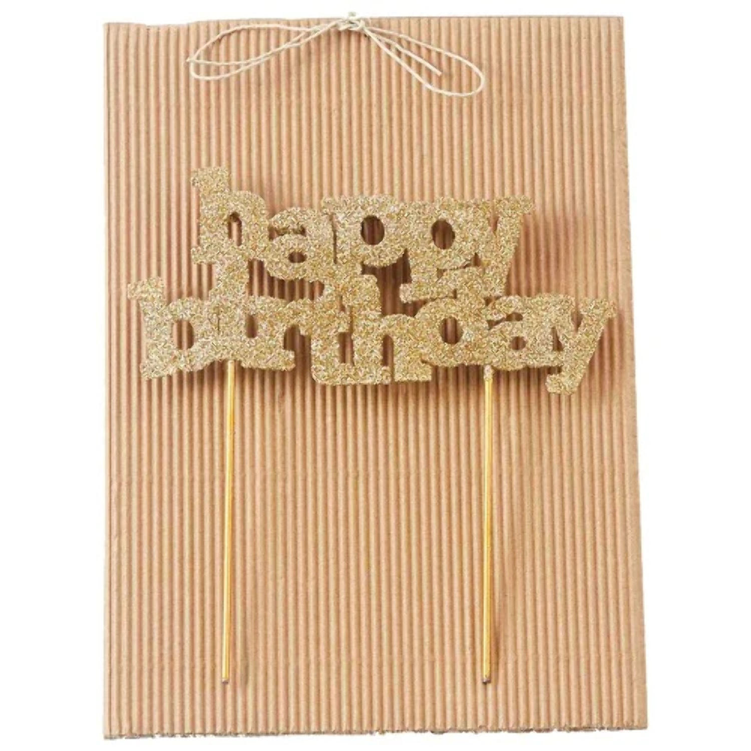 Happy Birthday Candle Holder Cake Topper
