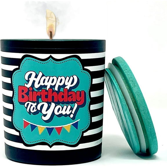 Happy Birthday Candle - Scented Candles for Women - Relaxing Candle Gift - Mom, Sister, Coworker, Best Friend, Aunt, Teacher, Nurse, Grandma - Stress Relief Candle for Her