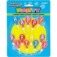 Happy Birthday Candle Set and Holders, 13pk