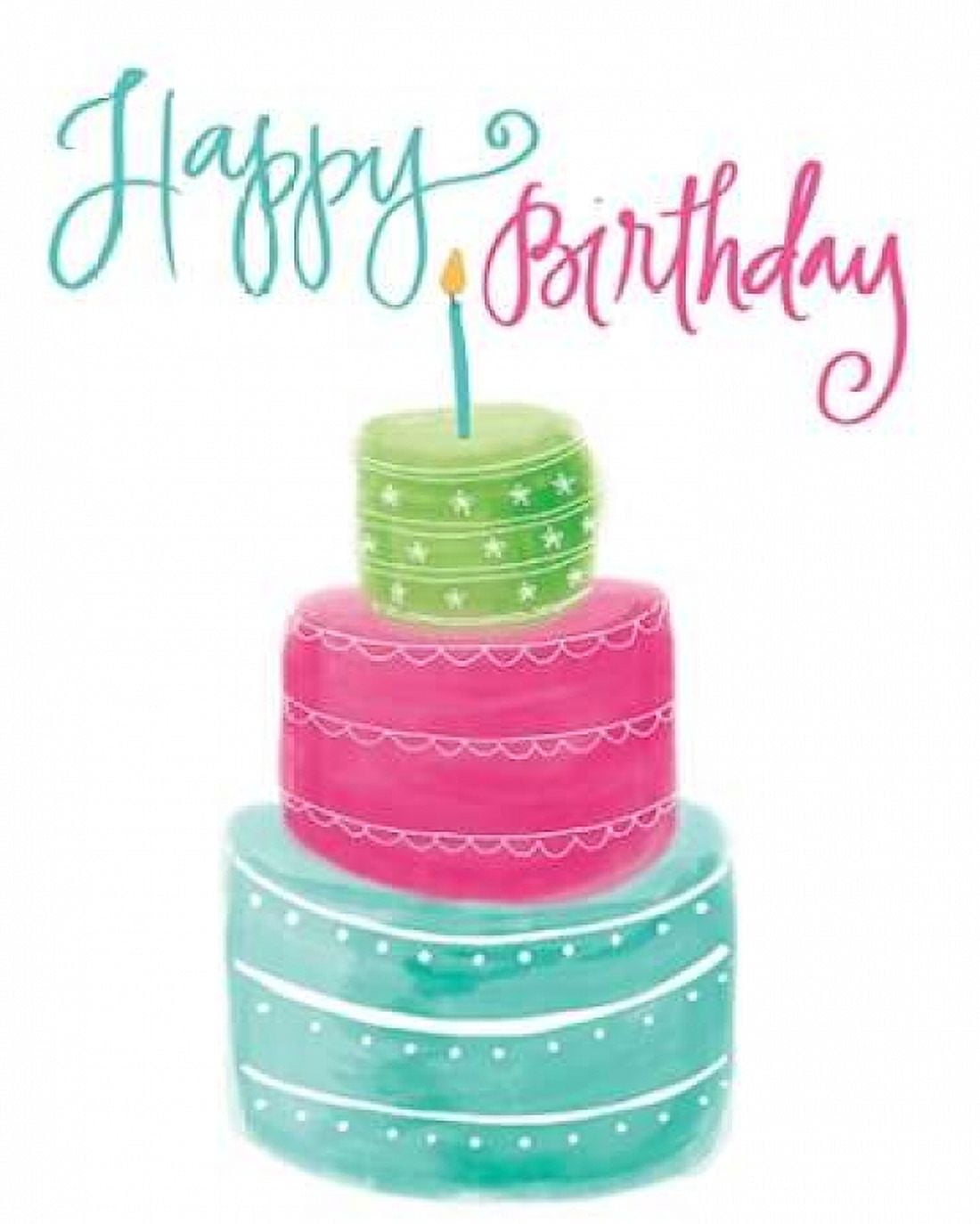 Happy Birthday Canvas Art - Katie Doucette (24 x 30)