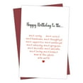 thumbnail image 1 of Happy Birthday Card for Him – "Most Caring, Handsome, and Loving Man" Design – Blank Inside with Envelope – Perfect for Husband, Boyfriend, or Special Friend, 1 of 3