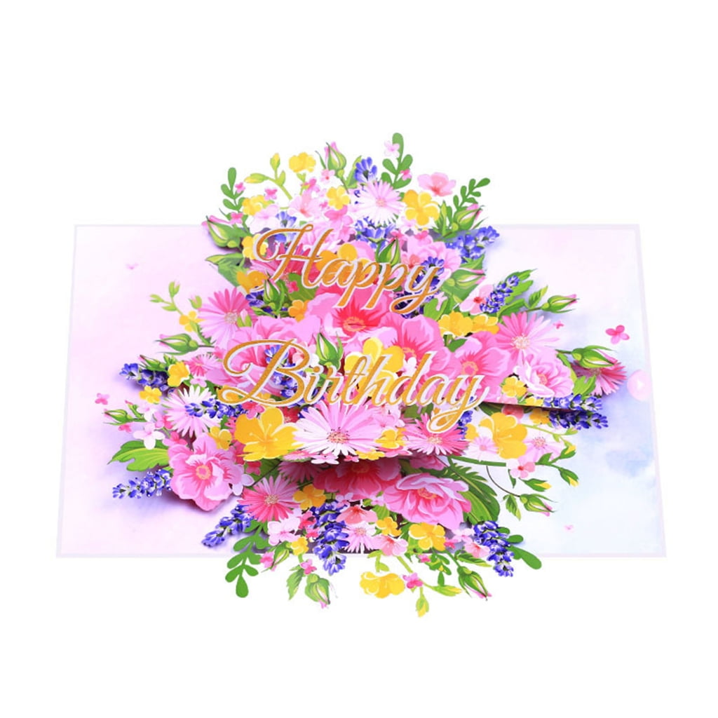Happy Birthday Card, Popup Birthday Greeting Cards 3D PopUp Birthday