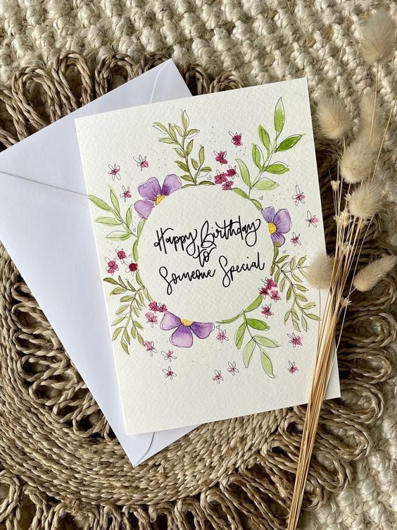 Happy Birthday Or Anniversary Card - Special Person Reminder Greeting Card
