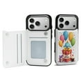thumbnail image 1 of Happy Birthday Cartoon Balloon Celebration Fun Leather Wallet Case for iPhone 11 Wallet Case Card Holder Flip, 1 of 8