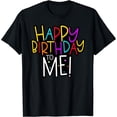 thumbnail image 1 of Happy Birthday Celebration Graphic T-Shirt Soft Cotton Crewneck Tee, 1 of 6
