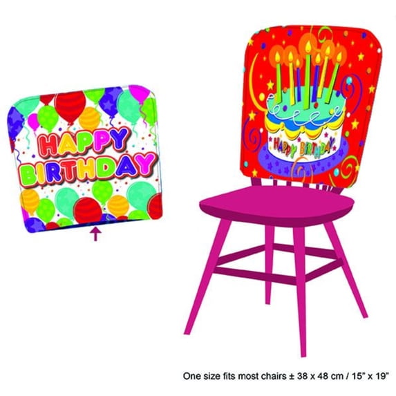 Happy Birthday Chair Cover