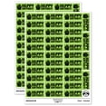 thumbnail image 1 of Happy Birthday Cupcake Teacher Student School Sticker Set - Light Green - Matte Finish - 1.5" Small, 1 of 7