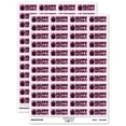 thumbnail image 1 of Happy Birthday Cupcake Teacher Student School Sticker Set - Light Pink - Gloss Finish - 1.25" Mini, 1 of 7