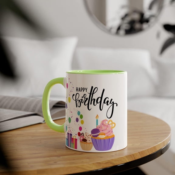 Happy Birthday Cupcakes mug | Accent 11oz