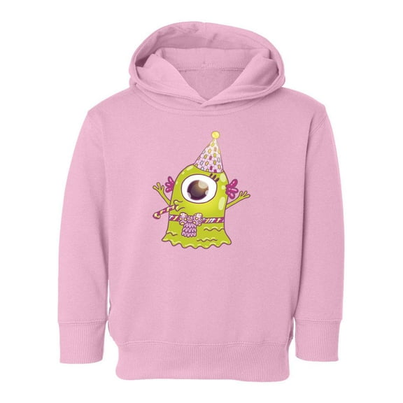 Happy Birthday Cute Monster Hoodie Toddler -Image by Shutterstock,  4 Toddler