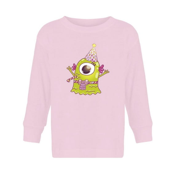 Happy Birthday Cute Monster Long Sleeve Toddler -Image by Shutterstock, 2 Toddler
