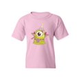 thumbnail image 1 of Happy Birthday Cute Monster T-Shirt Juniors -Image by Shutterstock,  Large, 1 of 4