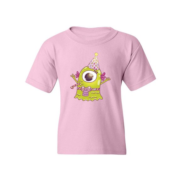 Happy Birthday Cute Monster T-Shirt Juniors -Image by Shutterstock,  x-Large