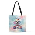 thumbnail image 1 of Happy Birthday Cute Puppy Alaskan Malamute with Cake Gifts Party Hat All Over Print 3D Canvas Tote Bag Alaska Mal Dog Lovers Gifts Reusable Handbag - 00029, 1 of 5