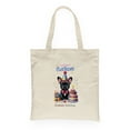 thumbnail image 1 of Happy Birthday Cute Puppy French Bulldog with Cake Gifts Party Hat Canvas Tote Bag Dog Lover Gifts Reusable Shopping Grocery Bag - 00029, 1 of 5