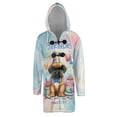thumbnail image 1 of Happy Birthday Cute Puppy Mastiff with Cake Gifts Party Hat All Over Print 3D Hooded Duffle Toggle Coat Mastiffs Dog Lover Gifts Idea - 00029, 1 of 6