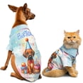 thumbnail image 1 of Happy Birthday Cute Puppy Rhodesian Ridgeback with Cake Gifts Party Hat Hawaiian Summer Shirt for Small Medium Large Dog Cat Ridgebacks Dog Lover Gifts - 00029, 1 of 6