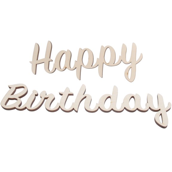 Removable Wall Sticker with Cutout Lettering for Nursery and Party Decoration