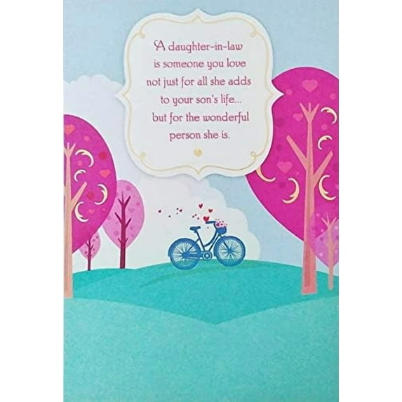 Happy Birthday Daughter-in-Law You Fit So Easily Into Our Lives and Into Our Hearts