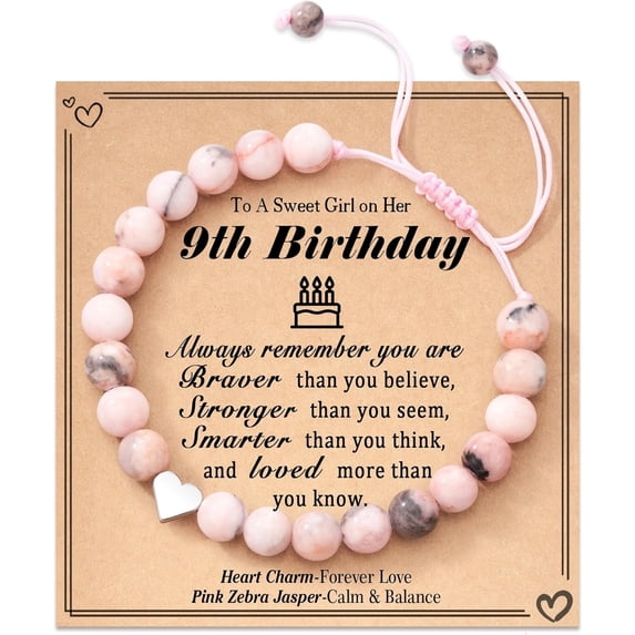 Happy Birthday Enchanted Pink Gift for Gir Ages 4-13, Ideal Gift for Daughter, Granddaughter, Niece