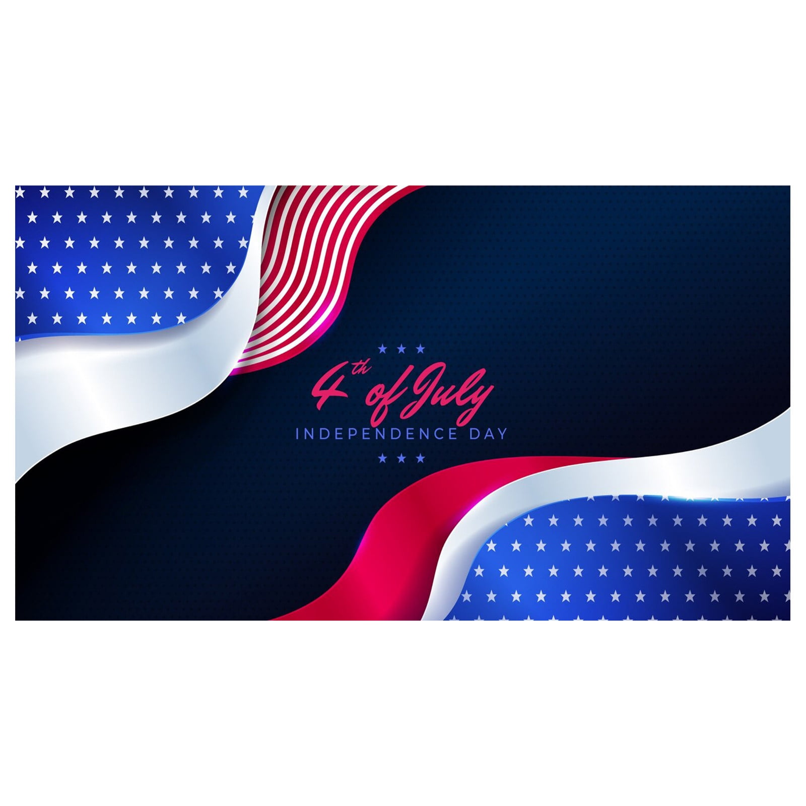 Happy Birthday Flag Cake Topper Banner Flag Pole Holder Id Badge Clip