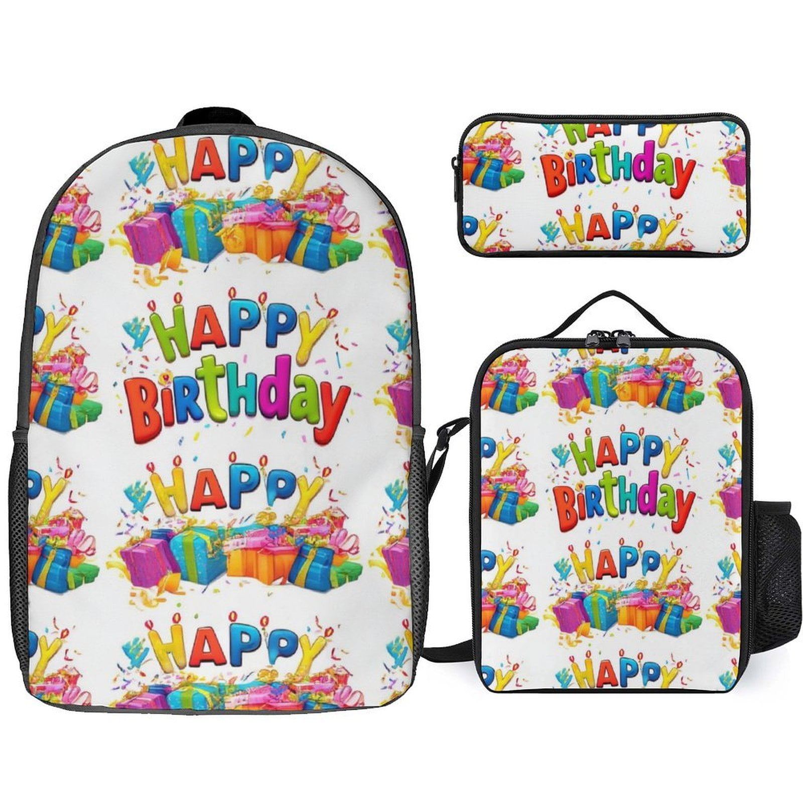 ROBLOX Game Blox Fruits Cartoon Print School Bag Backpack Lunch Bag Pencil Case Three Piece Set