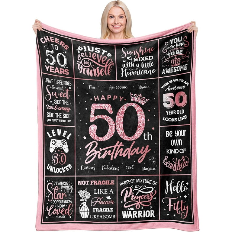 Happy Birthday Gifts 55th Birthday Gifts Ideas Blanket 55 Year Old