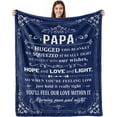 thumbnail image 1 of Happy Birthday Gifts for Dad for He Unique Fathers Day Thanksgiving Valentines Day for Men to My Papa Decorations Throw Blanket Soft Bed Flannel…… (mom, 60x50 inch), 1 of 5