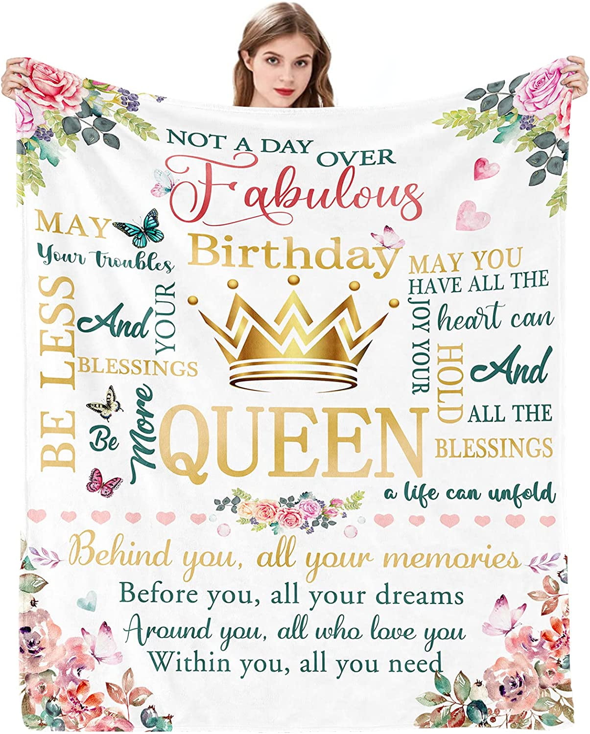 60th Birthday Gift Card Poster For Mum, Wife, Sister, Best Friend - Personalisable Present For Women