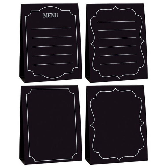 Happy Birthday 'Homemade and Delicious' Chalkboard Menu Cards (4ct)
