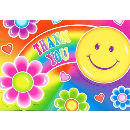 Various Happy Birthday 'In the Groove' Thank You Notes, 8ct