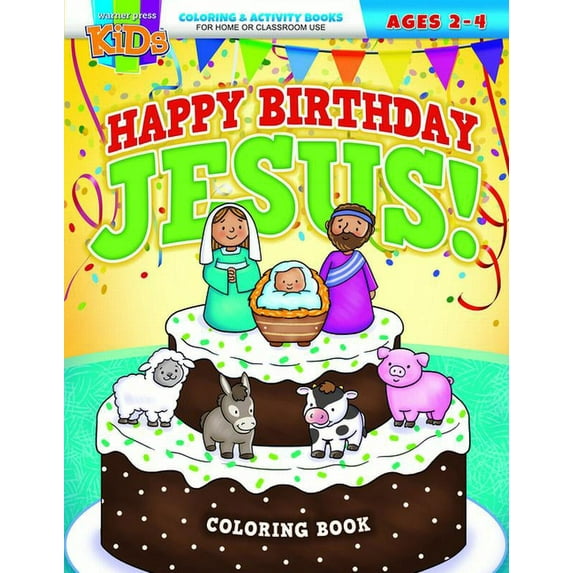 Happy Birthday Jesus! Coloring Book (Ages 2-4)