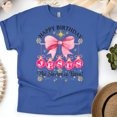 thumbnail image 1 of Happy Birthday Jesus Shirt – Pink Bow Christmas Christian T-Shirt, Royal, Size XL, 1 of 6