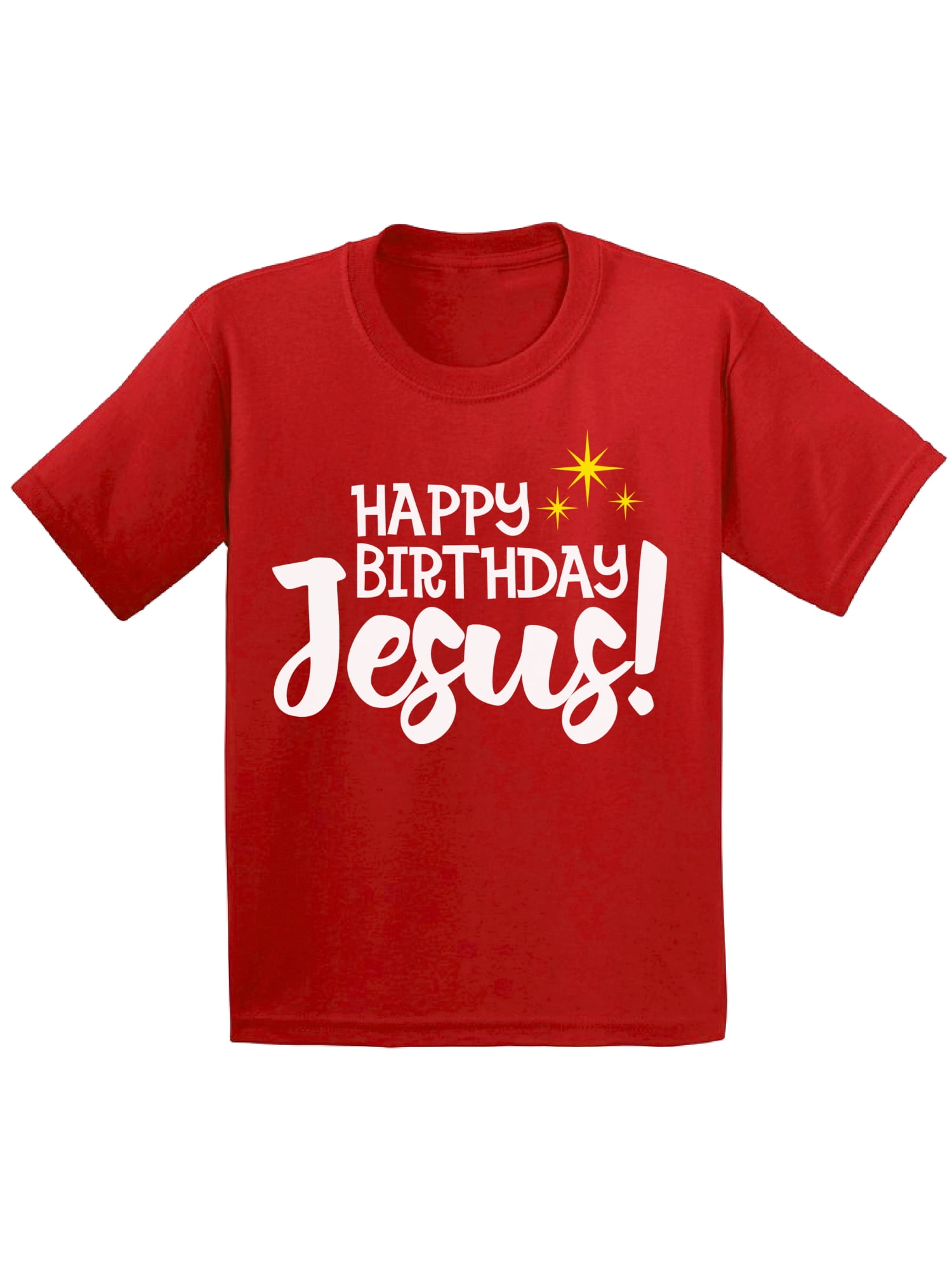 Happy Birthday Jesus Shirt Xmas Kids TShirt Jesus Tee Cross Merry Christmas TShirt Boys Girls