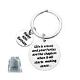 thumbnail image 1 of Happy Birthday Keychain Gift for Him Her 40th Birthday Keyring for Women Men Best Friend Family Inspiration Birthday Gift Your Forties Are The Chapters When it All Starts Making Sense Keychain, 1 of 4