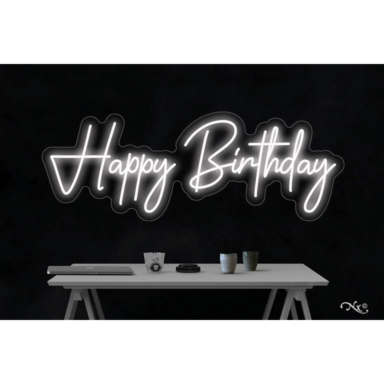 Happy Birthday-LED Neon Sign Made in USA 