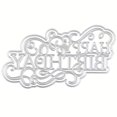 thumbnail image 2 of Happy Birthday Gift Metal Die Cuts, Happy Birthday Gift Cutting Dies Cut Stencils 2 of 12