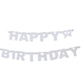 thumbnail image 1 of "Happy Birthday" Letter and Bow Banner, 4-1/4-Inch, 5-Feet, 1 of 1
