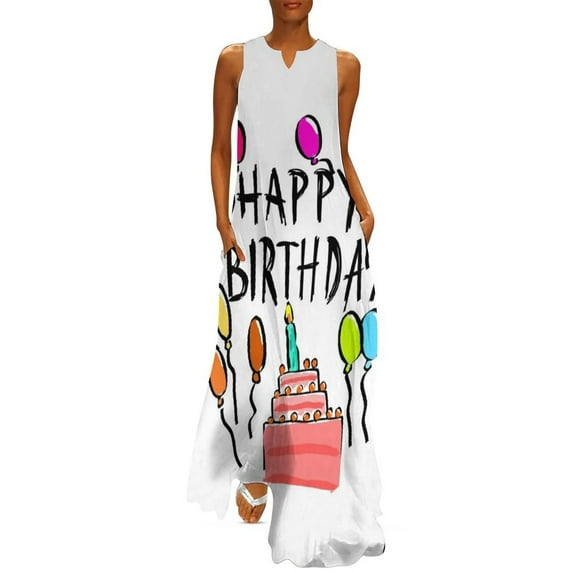 Happy Birthday! Long Dress elegant wom's sets eving dress Dress