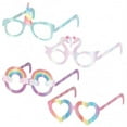 thumbnail image 1 of Happy Birthday 'Magical Rainbow' Paper Glasses / Favors (8ct), 1 of 1