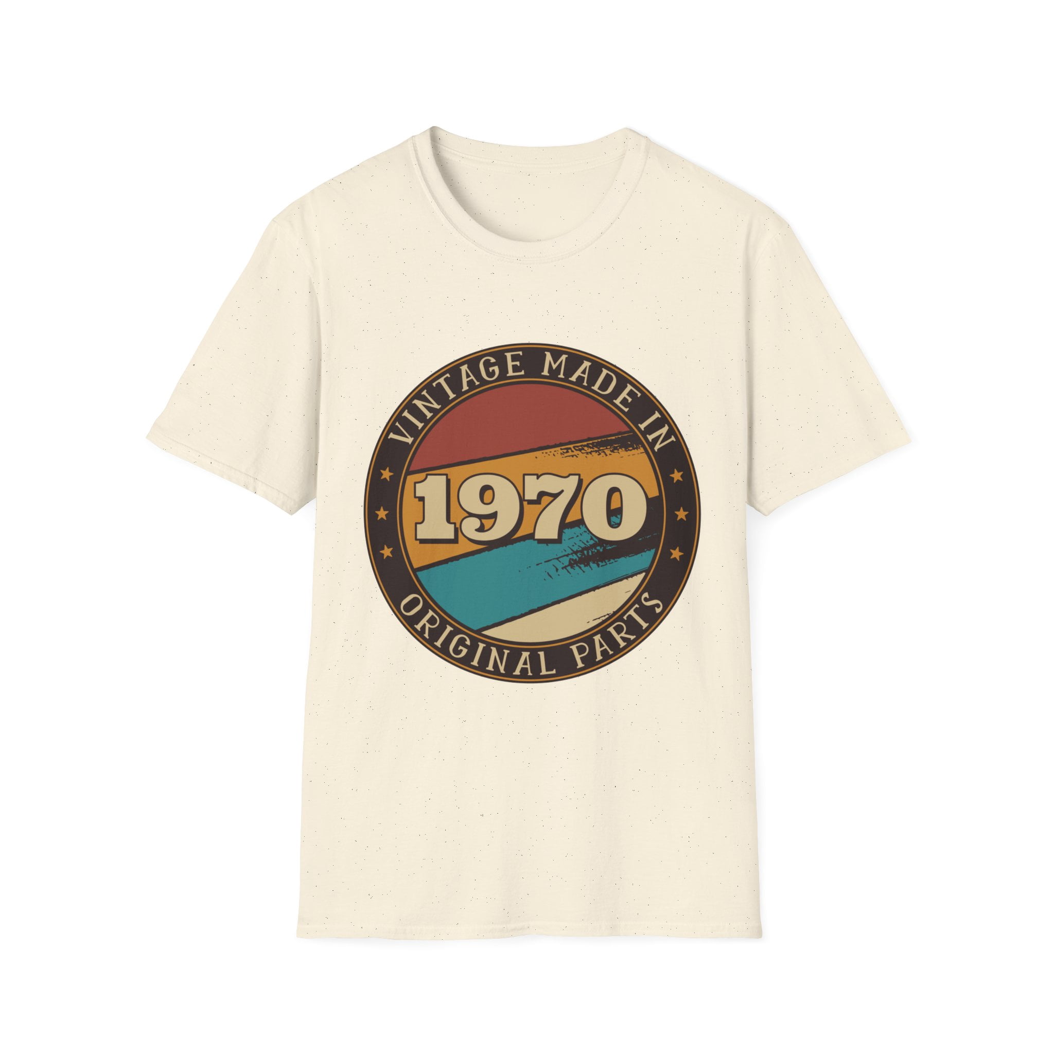 T-shirt Anniversaire 55 Ans 'Né En 1970' - Cadeau Homme Ou Femme Pour Les 55 Ans