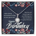 thumbnail image 1 of Happy Birthday Message Card Eternal Hope Necklace, 1 of 20