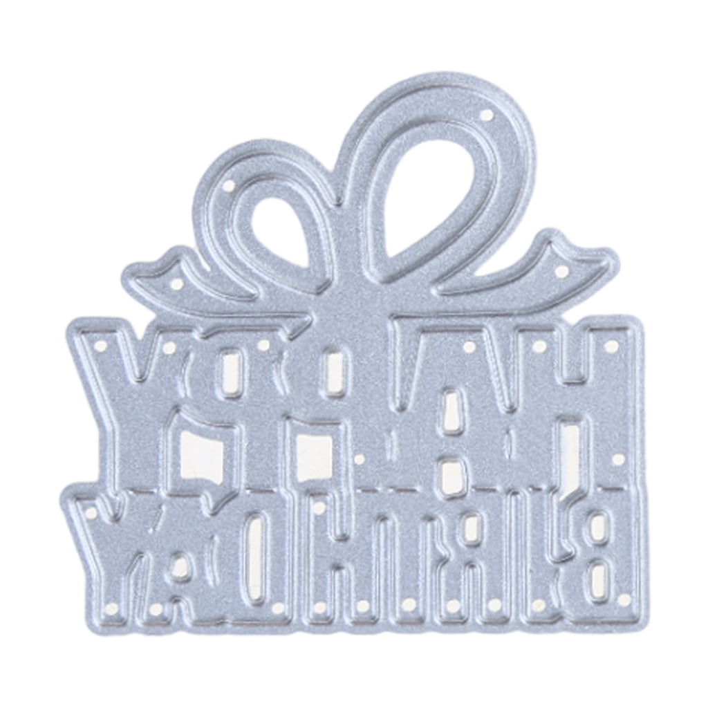 Happy Birthday Metal Cutting Dies Paper Art Cutting Template Embossing ...