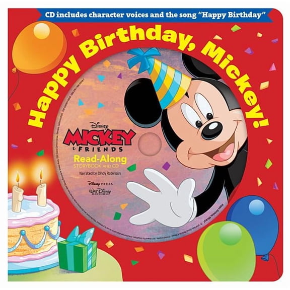 Pre-Owned Happy Birthday, Mickey! Read-Along Storybook and CD