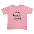 thumbnail image 1 of Happy Birthday Mommy! I Love You Funny Toddler T Shirts for Boys Girls (Pink, 3T), 1 of 5