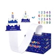 thumbnail image 1 of Happy Birthday Money Pull Box Birthday Surprise Gift Box with Hidden Cash Slot Party Table Favor and Pull Card Design,Blue, 1 of 4